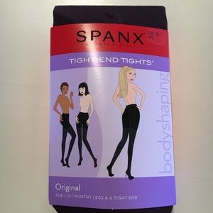 NIB Spanx Tight End Tights. Size D Dark Purple